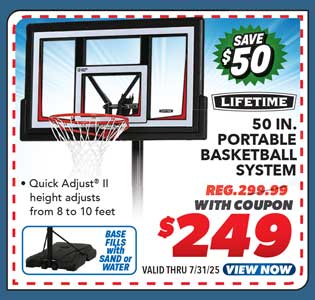 Lifetime 50 Portable Basketball Hoop