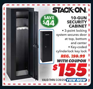 Stack-On 10 Gun Security Cabinet