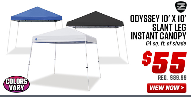 Z-Shade Odyssey 10' x 10' Slant Leg Instant Canopy
