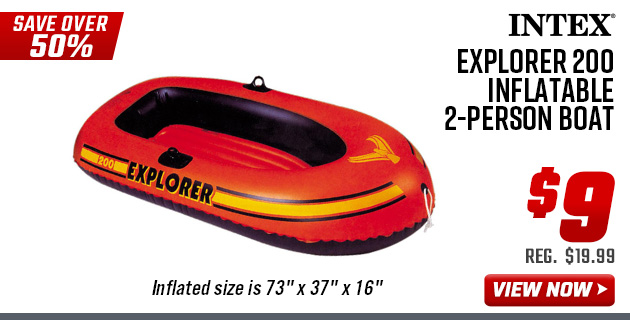 Intex Explorer 200 Inflatable 2-Person Boat