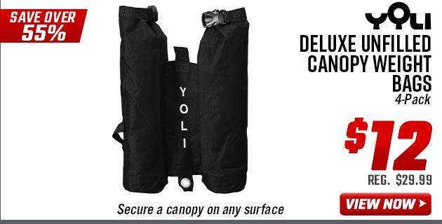 Yoli Deluxe Unfilled Canopy Weight Bags