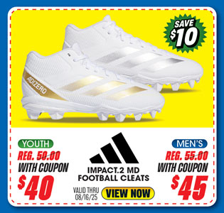 adidas Impact.2 MD Youth or Men's Football Cleats