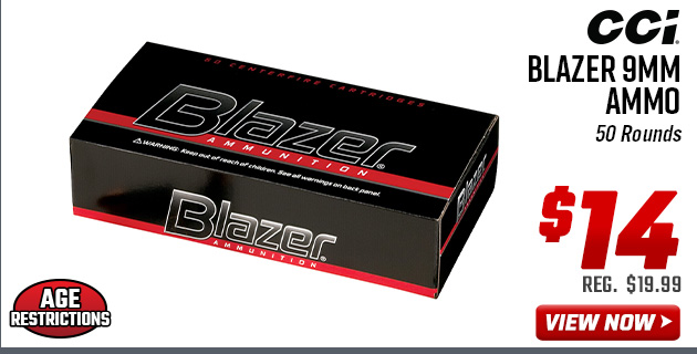 CCI Blazer 9MM Ammo