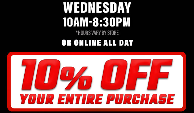 10% Off. Exclusions apply. Use code E250806