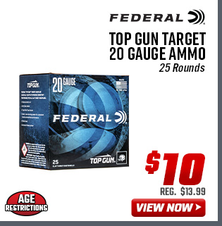 Federal Top Gun Target 20 Gauge Ammo 