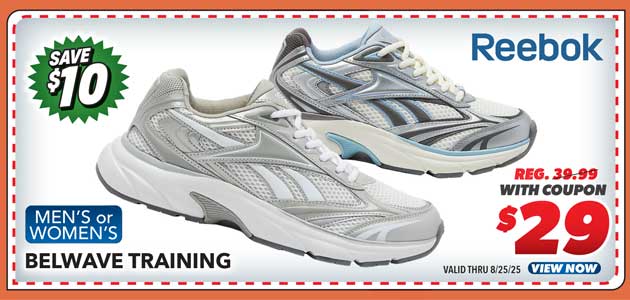 Reebok Belwave Men's or Women's Training Shoes