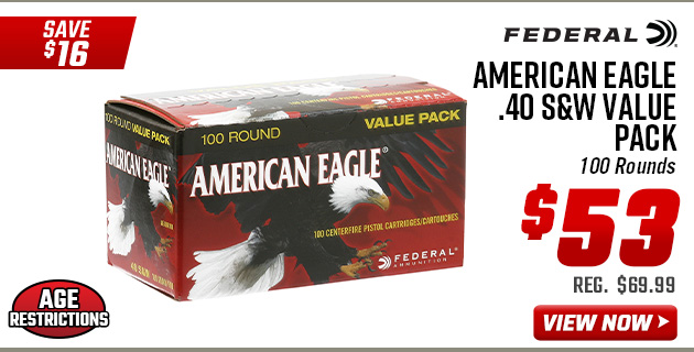 Federal American Eagle .40 S&W Value Pack