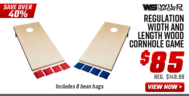 Wild Sports Regulation Width and Length Wood Cornhole Game Wild Sports Regulation Width and Length Wood Cornhole Game