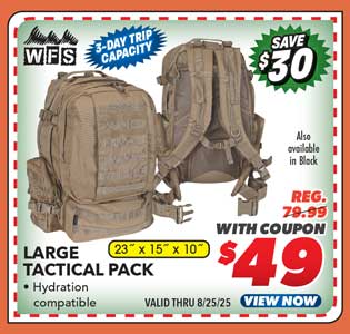 World Famous Sports Large Tactical Pack