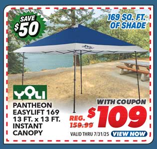 Yoli Pantheon EasyLift 169 13'x13' Instant Canopy