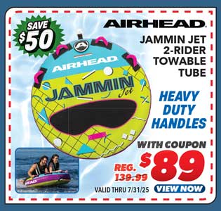 Airhead Jammin Jet 2-Rider Towable Tube