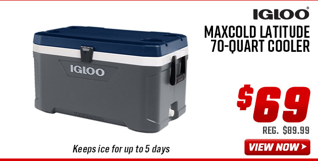 Igloo MaxCold Latitude 70-Quart Cooler