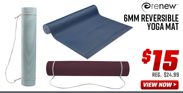 Renew 6mm Reversible Yoga Mat 