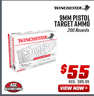 Winchester 9mm Pistol Target Ammo
