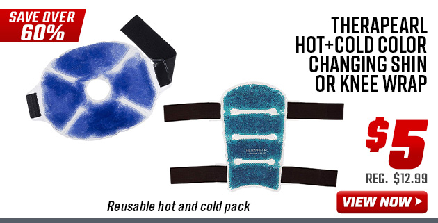 TheraPearl Hot+Cold Color Changing Shin or Knee Wrap