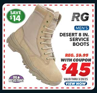 Response Gear Desert 8'' Men's Service Boots