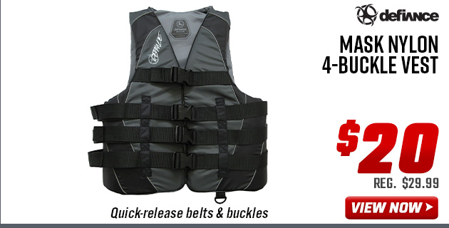Defiance Mask Nylon 4-Buckle Vest