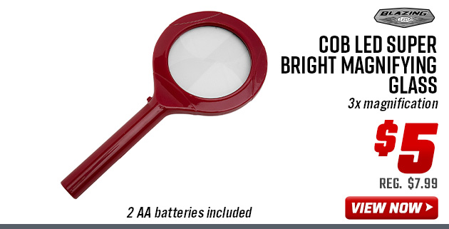 Blazing LEDz COB LED Super Bright Magnifying Glass