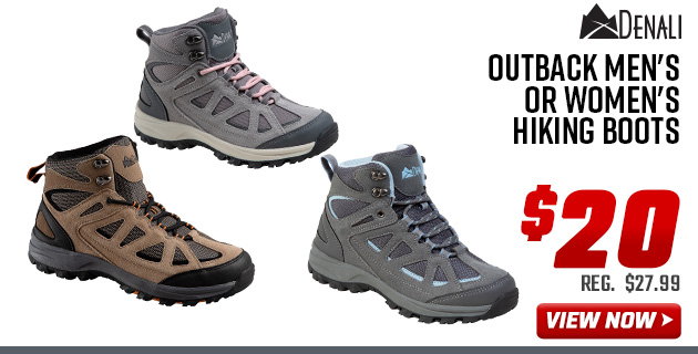 Denali Outback Men's or Women's Hiking Boots