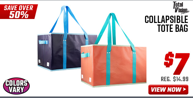 Total Vision Collapsible Tote Bag