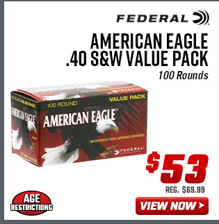 Federal American Eagle .40 S&W Value Pack