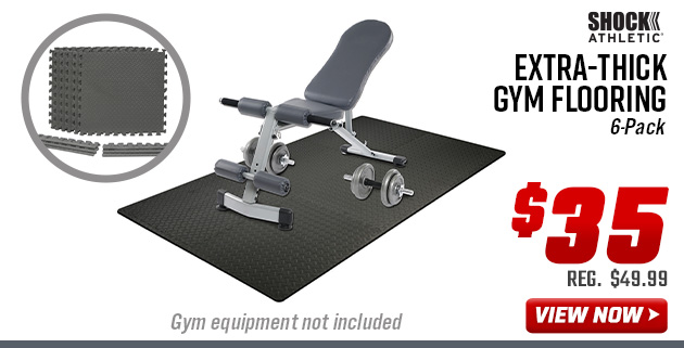 Shock Athletic Extra-Thick Gym Flooring 