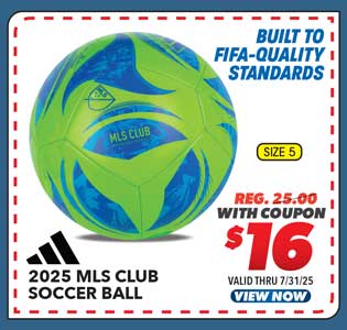 adidas MLS Club Soccer Ball 2025