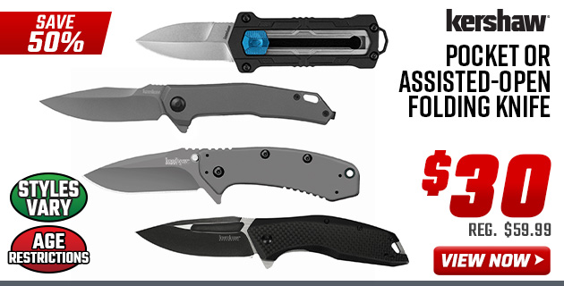 Kershaw Pocket or Assisted-Open Folding Knife