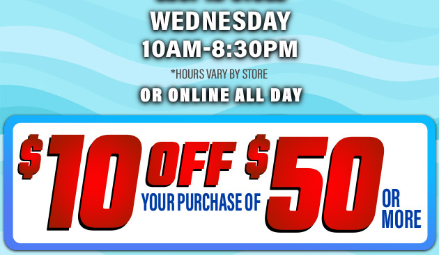 $10 Off $50 Coupon.