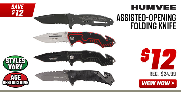 Humvee Assisted-Opening Folding Knife