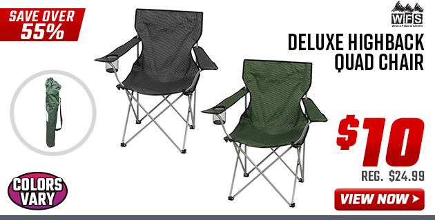 World Famous Sports Deluxe Highback Quad Chair