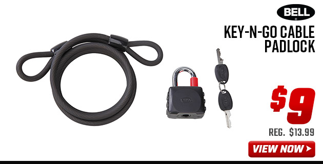 Bell Key-N-Go Cable Padlock
