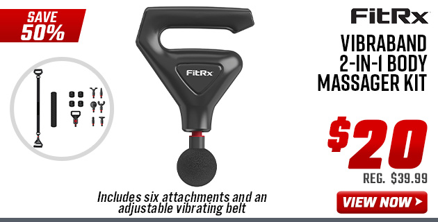FitRx Vibraband 2-in-1 Body Massager Kit 
