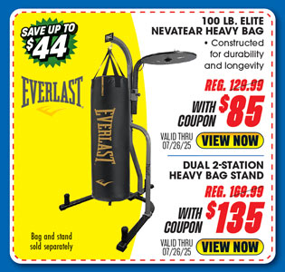 Everlast Dual 2-Station Heavy Bag Stand