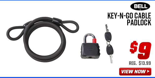 Bell Key-N-Go Cable Padlock