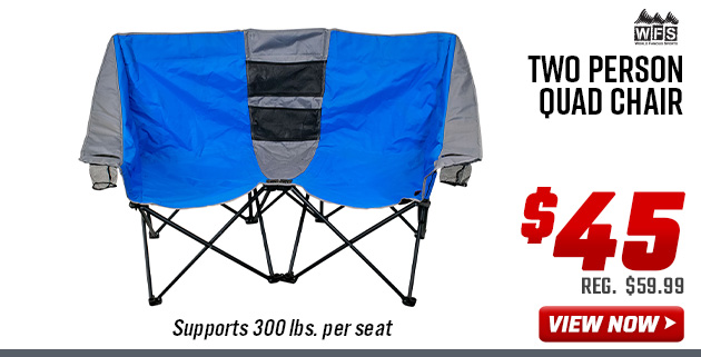World Famous Sports Two Person Quad Chair