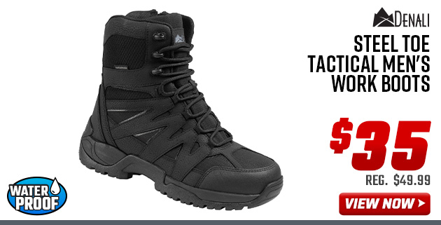 Denali Steel Toe Tactical Men's Work Boots