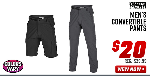 Rugged Exposure Men's Convertible Pants