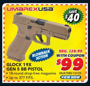 Umarex Glock 19X Gen 5 BB Pistol
