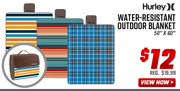 Hurley Water-Resistant Outdoor Blanket