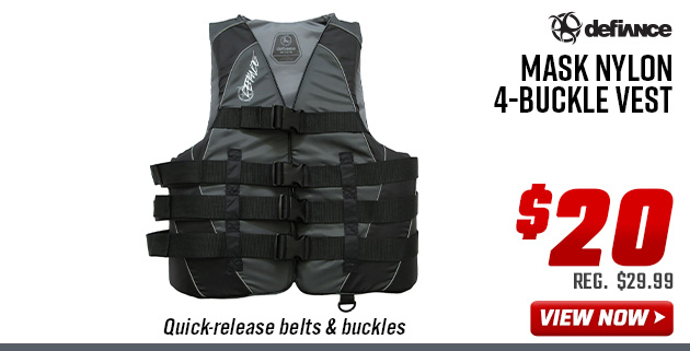 Defiance Mask Nylon 4-Buckle Vest