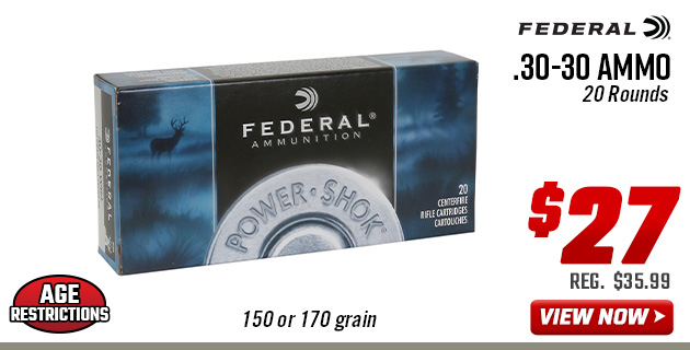 Federal .30-30 Ammo 