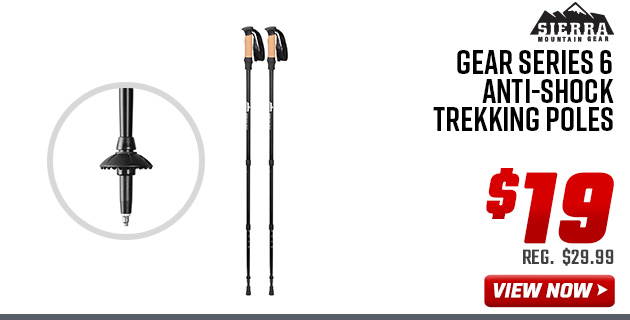 Sierra Mountain Gear Series 6 Anti-Shock Trekking Poles