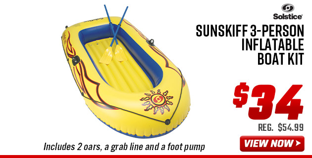 Solstice Sunskiff 3-Person Inflatable Boat Kit