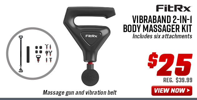 FitRx Vibraband 2-in-1 Body Massager Kit 