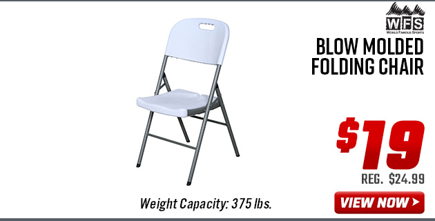 World Famous Sports Blow Molded Folding Chair