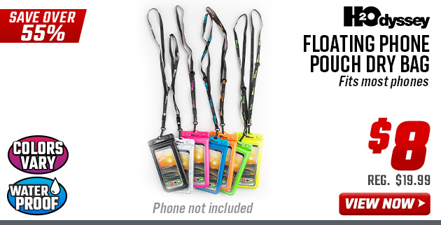 H2Odyssey Floating Phone Pouch Dry Bag