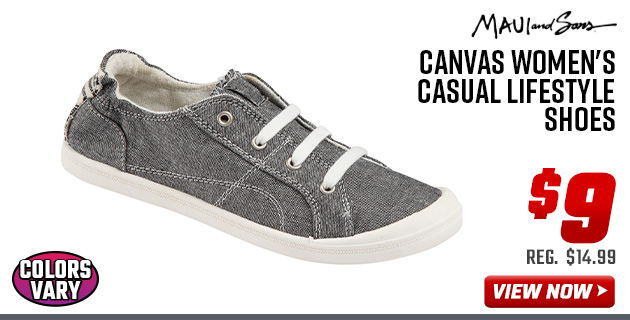 Maui & Sons Canvas Women's Casual Lifestyle Shoes