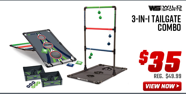 Wild Sports 3-in-1 Tailgate Combo