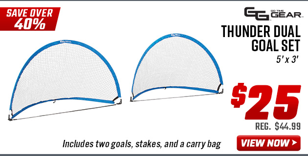 Go Time Gear Thunder Dual Goal Set